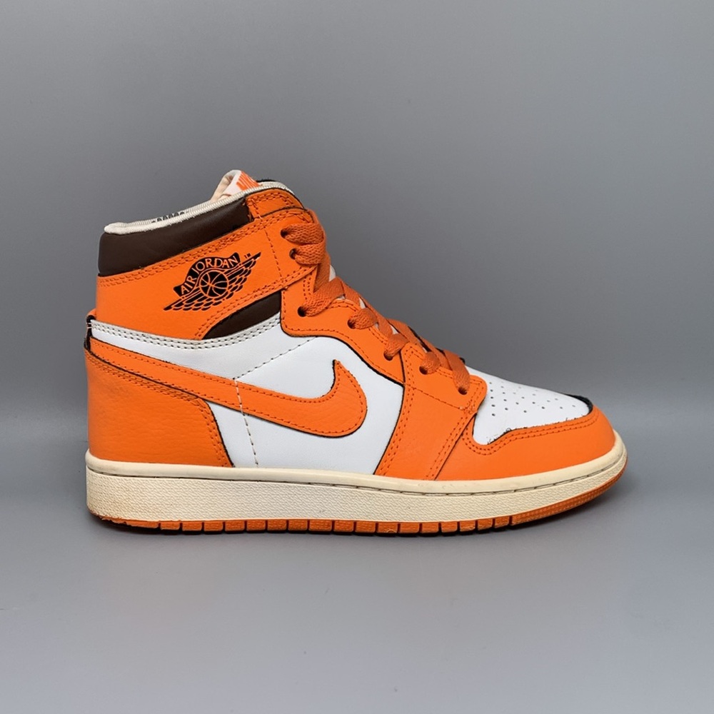 Jordan 1 Retro High OG Starfish‎ Basketball Shoes Women’s Sz 5.5 - Picture 5 of 10